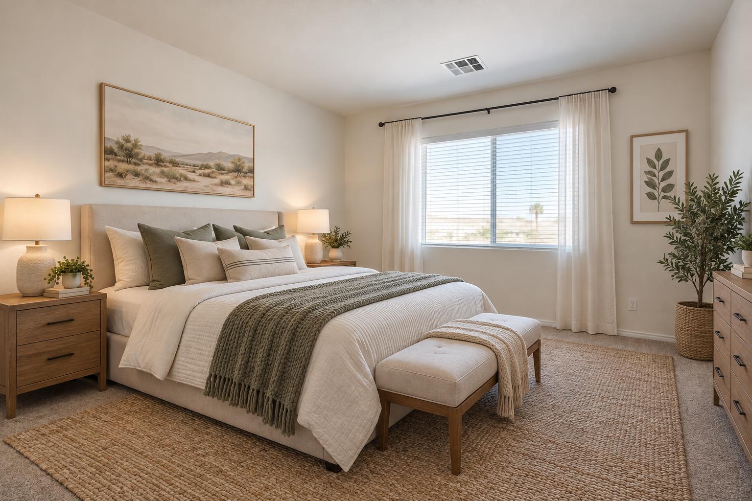 After — Las Vegas bedroom furnishing concept